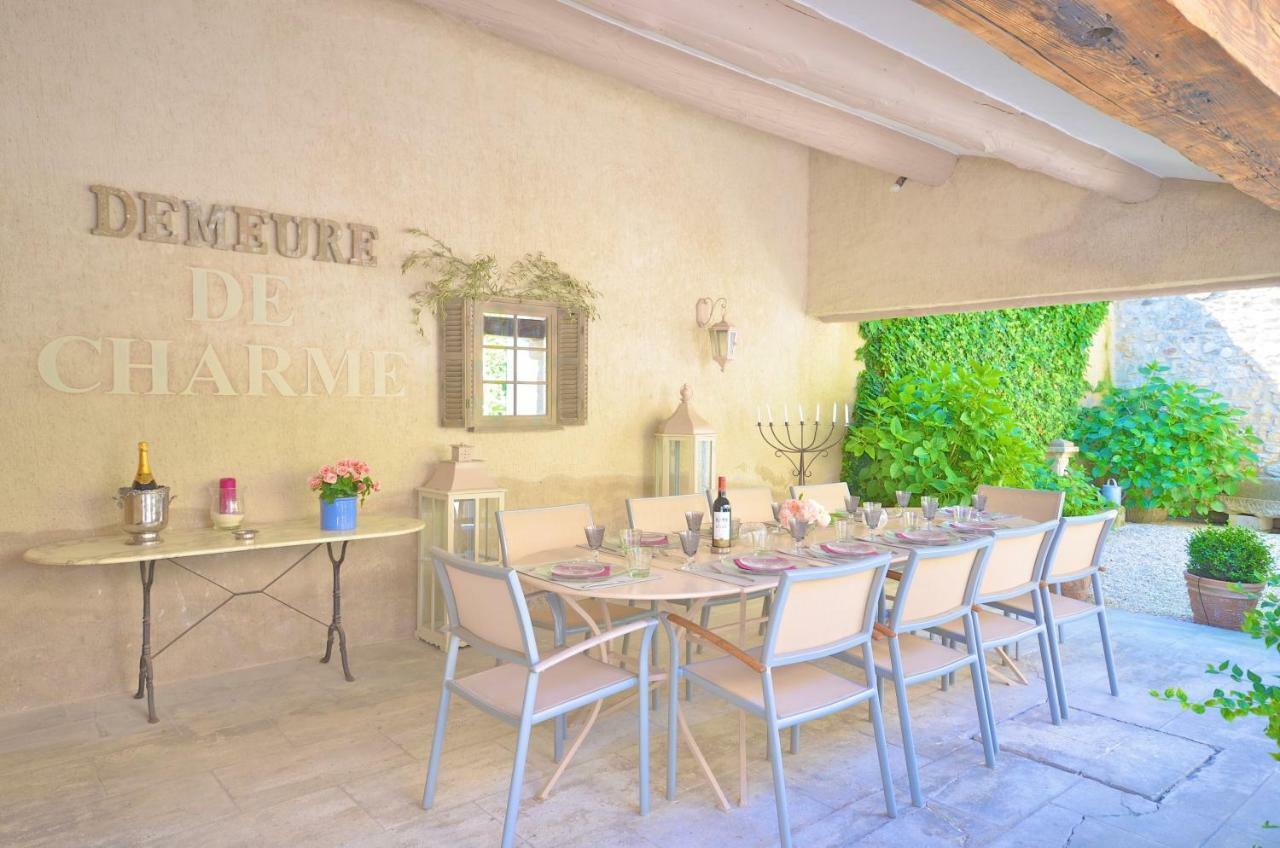 Ferme St Roch Villa Robion en Luberon Buitenkant foto